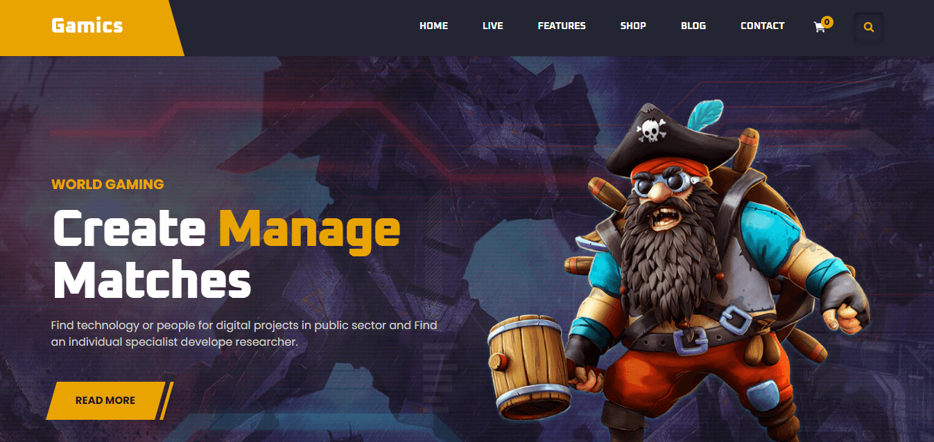 Gamics Website